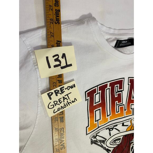 Miami Heat T-Shirt – Men’s 2XL, White Pro Standard Sport Fanatic Collection - Picture 4 of 10